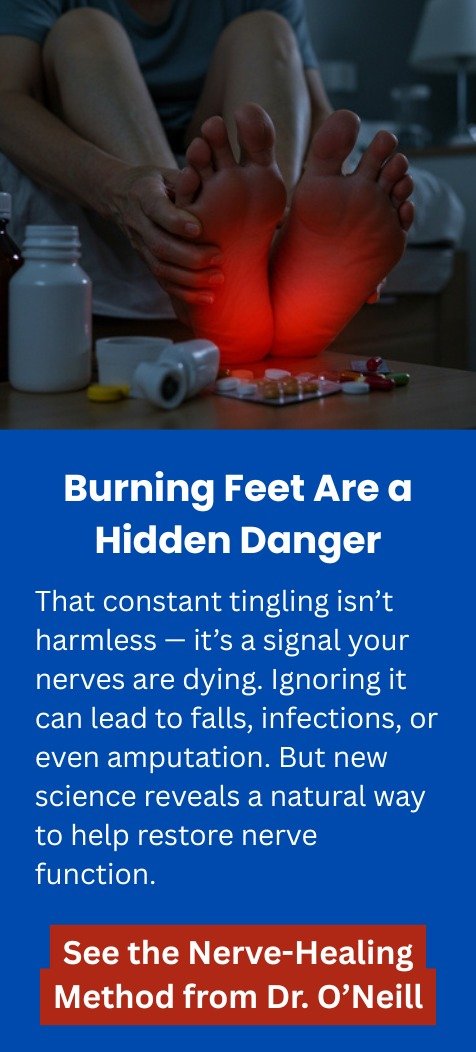 Burning feet neuropathy warning